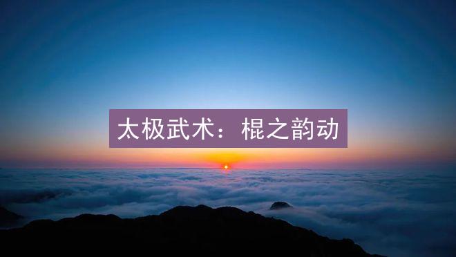 太极武术：棍之韵动