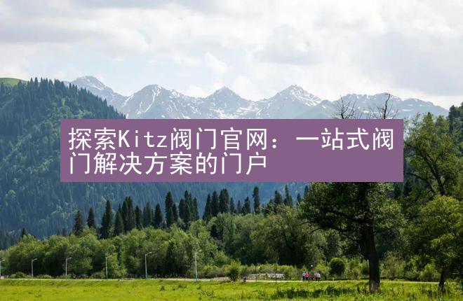 探索Kitz阀门官网：一站式阀门解决方案的门户